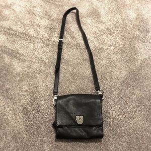 Calvin Klein crossbody black faux leather purse